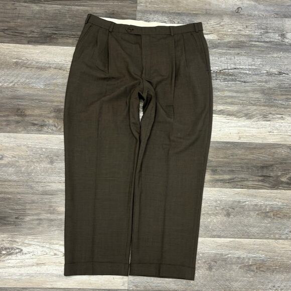 Brooks Brothers 346 Houndstooth Mens 45R 2-Piece Suit Pants Blazer Wool Lycra - Picture 3 of 16